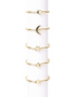 Dhera Assorted Charm Stacking Rings