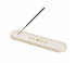 Indukala Moon Phase Incense Holder-White Carved Marble