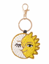 Raksha Sun & Moon Bag Charm Keychain