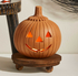 Terracotta Jack-O-Lantern