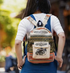 Cotton Blockprint Small Backpack