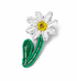 Bala Mani Daisy Beaded Pin