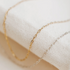 Bel Kai - Small Delicate Cable Chain Necklace