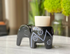 Elephant Soapstone Tealight Holder