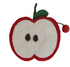Apple Slice Felt Coin Purse
