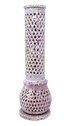 Jali Soapstone Carved Incense and Candle Holder