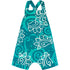 Global Mamas - Babies: Romper: Paisley - Teal-Organic