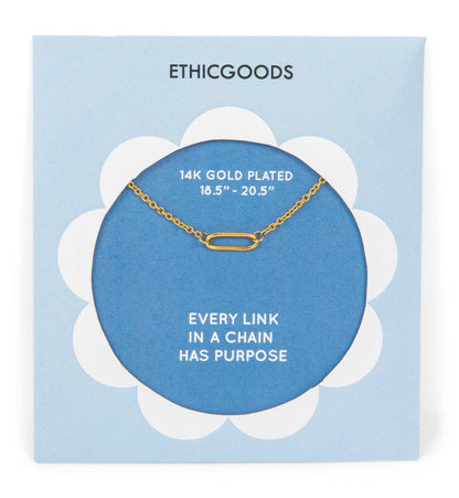 ETHICGOODS - Classic Gold Chain Necklace - Link Chain