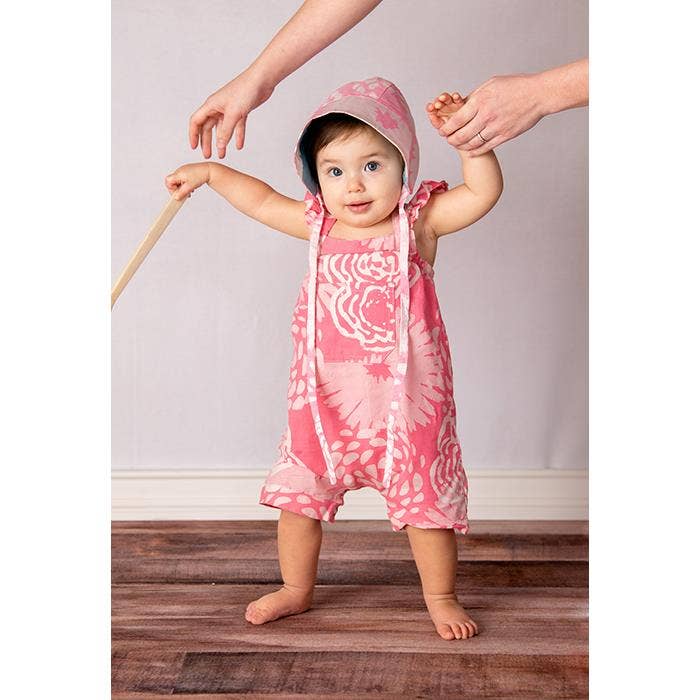 Romper: Giraffe - Olive-Organic: 18M