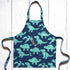 Global Mamas - Apron Kids: Dinos - Navy-Organic