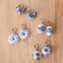 Bel Kai - Chinoiserie Puffy Porcelain Toile Ceramic Bead Charms