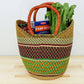 Gitzell FairTrade - Tote Basket Bag, U-Shopper multi-color