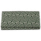 Malia Designs - Sustainable Screen Print Wallet Wavy Geo Print: Army Green