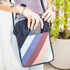 Malia Designs - Deep Pocket Denim Crossbody - Summer Stripes - Denim Purse