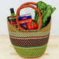 Gitzell FairTrade - Tote Basket Bag, U-Shopper multi-color