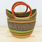 Gitzell FairTrade - Tote Basket Bag, U-Shopper multi-color