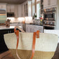 Gitzell FairTrade - Tote Bag / Wilma, long handle: Natural