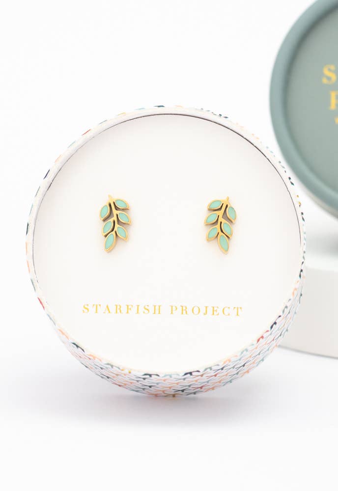 Starfish Project, Inc - Rowen Stud Earrings in Mint