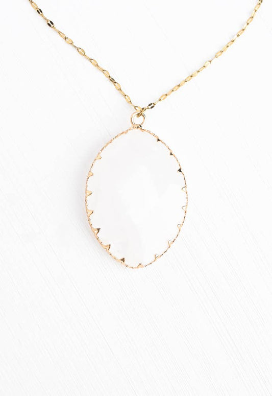 Starfish Project, Inc - Radiant Light Crystal Necklace in Ivory