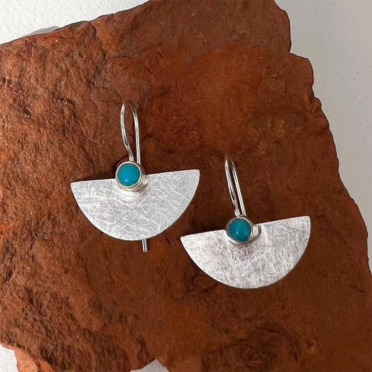 Women's Peace Collection - Shoot For The Moon Earrings - Sterling Silver, Indonesia