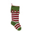 Melange Collection - Elf Cuff Striped Stocking, Multi