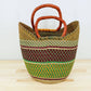 Gitzell FairTrade - Tote Basket Bag, U-Shopper multi-color