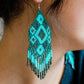 Beaded Kite Earrings - Lg