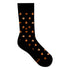 Conscious Step - Socks that Support Mental Health (Black Jack-O'-Lanterns)