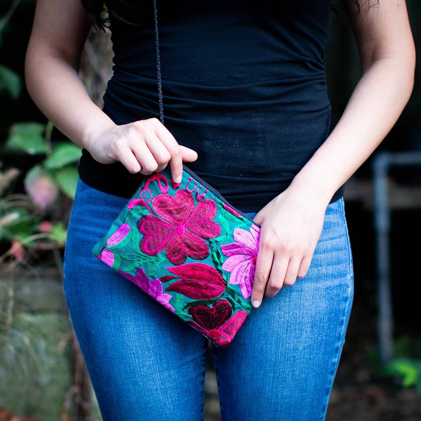 Embroidered Flower Passport