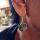 Women's Peace Collection - Abalone Heart Earrings, Indonesia