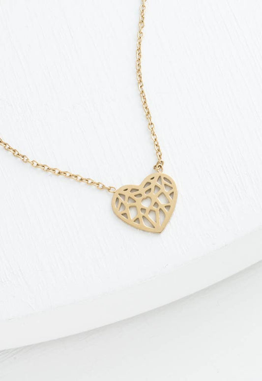 Starfish Project, Inc - Ling Gold Heart Pendant Necklace