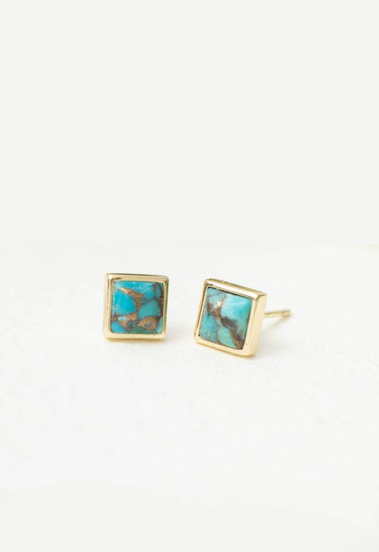 Starfish Project, Inc - Refuge Natural Turquoise Studs