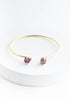 Starfish Project, Inc - Shine Two-Stone Cuff in Amethyst