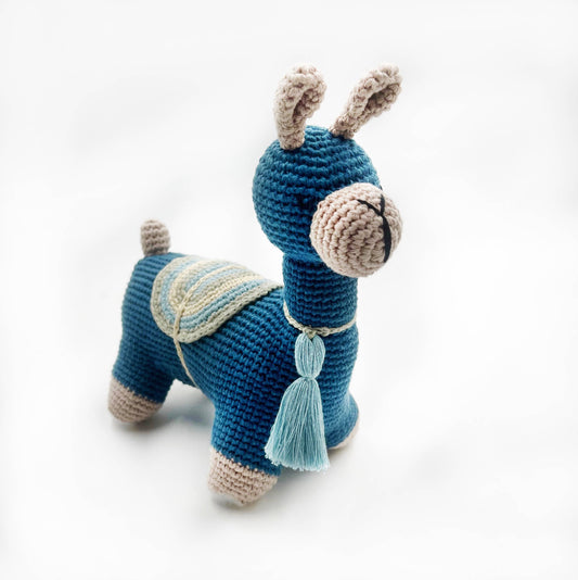 Stuffed Animal -  Llama: Blue