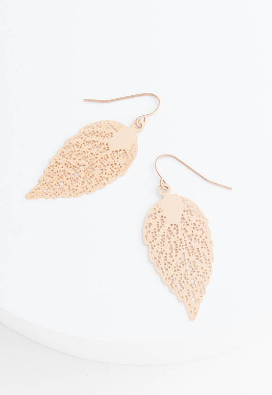 Starfish Project, Inc - Golden Autumn Leaf Earrings