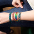 Wide Silk Friendship Bracelet