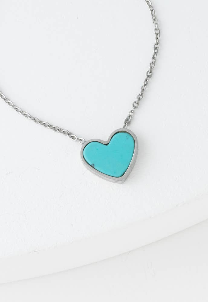 Starfish Project, Inc - Bay Turquoise Heart Necklace