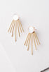 Starfish Project, Inc - Caroline Mother of Pearl Stud & Fringe Earrings