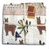 Block Printed Kantha Quilt - Llama Print