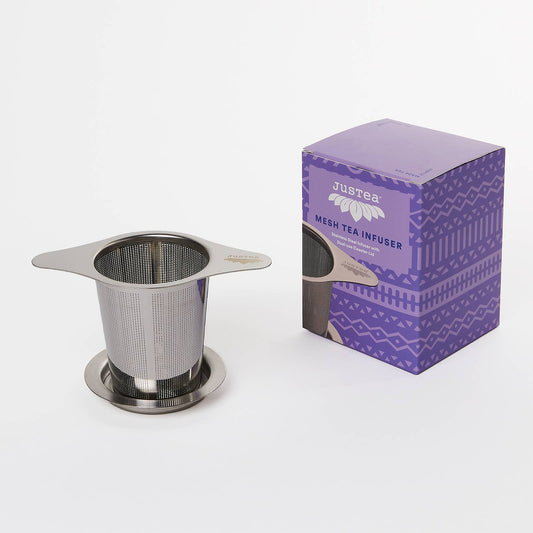JusTea - Tea Infuser with Dual-use Coaster Lid - CJ Gift Shoppe