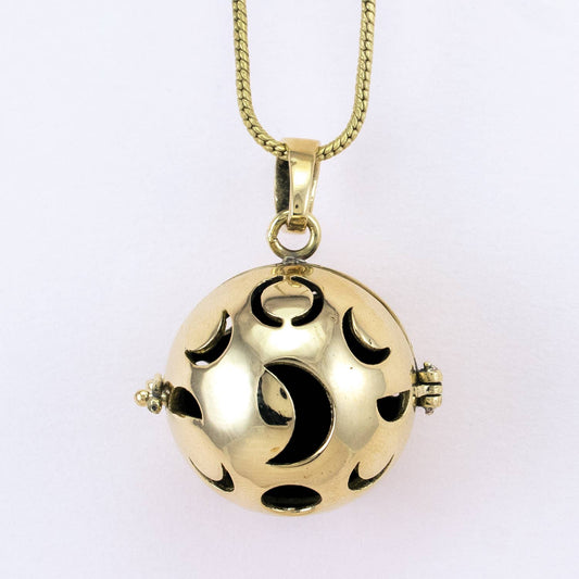Moon Phase Diffuser Necklace