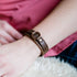 Leather Karma Bracelet