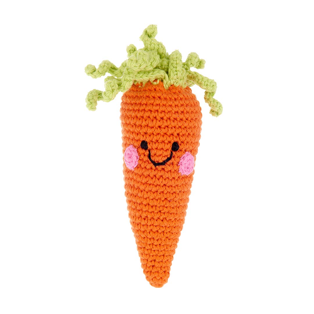 Friendly Carrot Rattle - CJ Gift Shoppe