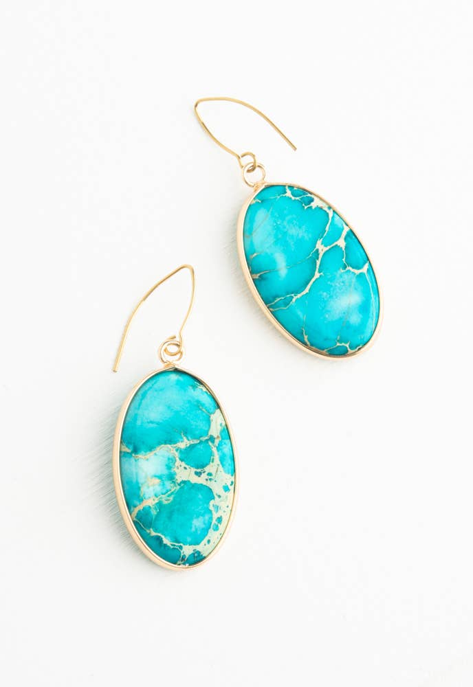 Starfish Project, Inc - Tranquil Emperor Stone Earrings