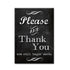 Please and Thank You Fridge Magnet