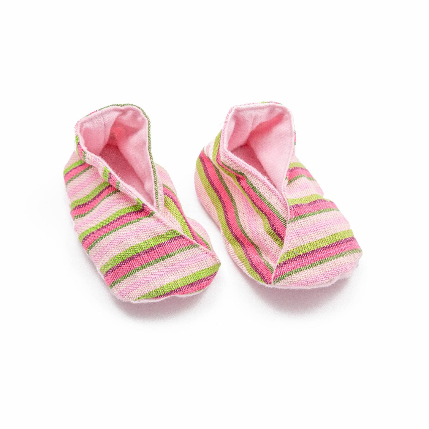 Handwoven Baby Booties - Pink