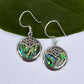 Women's Peace Collection - Abalone Filigree Earrings - Sterling Silver, Indonesia