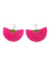Cleo Tassel Half Moon Earrings