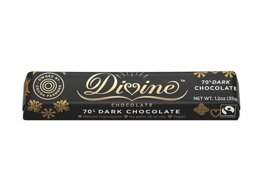 Small Divine Dark Chocolate Bar - CJ Gift Shoppe