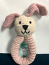 Bunny Ring Rattle Pink